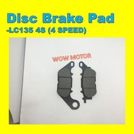 LC135 FRONT DISC BRAKE PAD LC135 4S DISC BRAKE PAD LC 135 4 SPEED DISC PAD LC135 4S BRAKE PAD YAMAHA