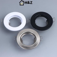 H&Z LED Downlights Frame Round Fixture Adjustable Downlight Led Holders Cutout For GU10 Bulb Holder 