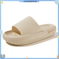 UTUNE 4.5CM Thick Sole Slippers for Men Soft Platform Home Shoes Men Outdoor Summer EVA Non-slip