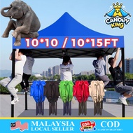 Canopy King 10x10 10x15 Khemah Niaga Pasar Malam, Khemah Lipat Pasar Malam Full Set