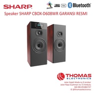 DISKON TERBATAS!!! Speaker SHARP CBOX D608 WR / SPEAKER SHARP CBOX