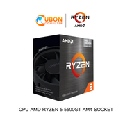 CPU AMD RYZEN 5 5500GT AM4 SOCKET ประกันศูนย์ 3 ปี