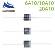 10 pcs 10A10 6A10 20A10 AMP Silicon Rectifier Diode 1000V 10A R-6 DO-27 Rectifier