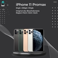 iPhone 11 Promax 64gb 256gb 512gb Second Original ex iBox/Indonesia