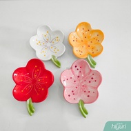 HIYURI Soap Tray Sakura/ Soap bar holder Soap dryer / bar Soap container Ceramic bar Soap holder Bat