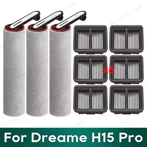 Compatible for Dreame H15 Pro / H12 Pro FlexReach / H13 FlexReach Brush Filter Accessories, NOT for 