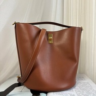 ::CELINE:: 焦糖色 Teen Bucket16 手提肩背包 斜背包