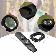 ROFOMON Outdoor Survival Whistle, Multifunction 5-in-1 Emergency Survival Whistle, Portable Compass 
