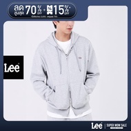 LEE เสื้อฮู้ดดี้มีซิปผู้ชาย คอลเลคชั่น Lee Bangkok รุ่น LE S426MZIPN02