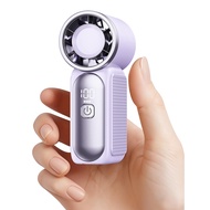 Mini Portable Fan Rechargeable Bladeless Powerful Ultra-Quiet Personal Hand Fan Small Pocket Hand-He