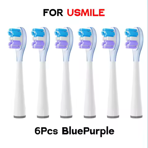 4/6pcs Brush Head Suitable for USMILE Y1S/Y4/U1/U2/U3/P1/P4 All Series Models Vacuum Packaging Fadin