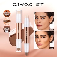 O.TWO.O 3D Contour Stick 2 in 1 Highlighter & Contourter 4 Colors Tongkat Kontur 3D
