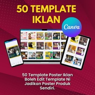 50 TEMPLATE POSTER IKLAN CONVERT SALE | TEMPLATE CANVA