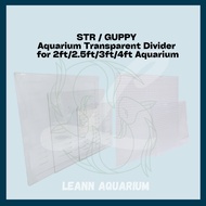 🔥HOT🔥 Aquarium Transparent Divider for 2ft/2.5ft/3ft/4ft Aquarium (STR/Guppy)