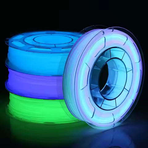 1.75mm 3D PLA Luminous Filament Rainbow Noctilucent Red Blue Luminous 250g, 500g PLA 3D Printing Pla