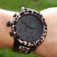 nixon watch leopard original