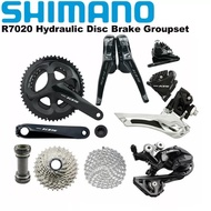 Original Shimano 105 R7020 R7070 2x11S Hydraulic DISC BRAKES Groupset