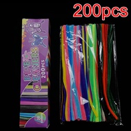 200pcs Boxed Fuzzy Wire Packaging Plush Tube Creative Toy DIY Crafts Chenille Wire Fluffy Sticks