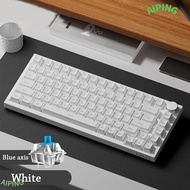 NG1ZX Gaming Keyboard, AK820 82-Key Mechanical Keyboard,  Mechanical Keys Silent  Backlit Wired Keyb