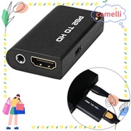 CAMELLI Converter, 480i/480p/576i Game to HDMI Adapter, Durable PS2 to HDMI HD Cable 3.5mm Audio Out