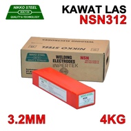 Kawat Las NSN312 3.2mm NIKKO STEEL Elektroda NSN 312 3.2 mm Welding Listrik 3.2 X 350 Stainless Kema