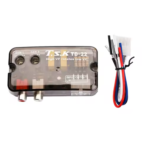 12V Car Audio Stereo Converter Auto Speaker Level RCA Adapter High To Low VF Output Automotive Acces
