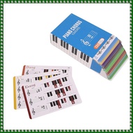 (DQKN) 120PCS Piano Chords Scales Chart Master Piano Chord Progressions Piano Reference Music Learn 