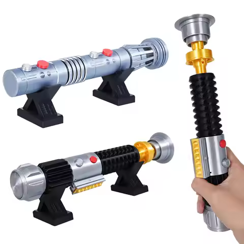 Fancy Dress Obi Wan Hilt of Saber For Men Luke Handle of Light Sword Movie Space Battle Cosplay Cost