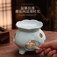 Ceramic Grilled Tea Stove Japanese Household Household Warm Tea Candle Heating Tea Lifter Hojicha Wa
