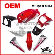 [FULL TANAM ] COVERSET RXZ MILI BOSCH BOSS OEM MERAH MILI / RED MILI SIAP BAJAK (100% ORIGINAL )