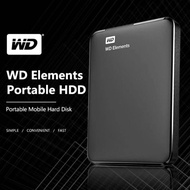 NEW 2TB EXTERNAL HARD DRIVE 1TB/500GB/320GB WD ELEMENTS USB 3.0