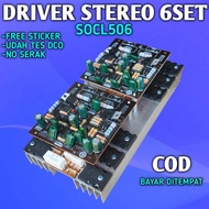 kit power amplifier SOCL 506 PLUS FINAL STEREO 6SET TOSHIBA POWER AMPLIFIER