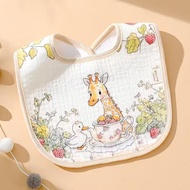 Waterproof Cotton Baby Bib Infant Feeding Bib Newborn Drool Bib