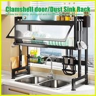 ♞,♘NETEL Kitchen Organizer Rack Sink Dish Rack Stainless Steel Kitchen Dish Draine