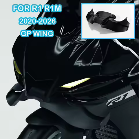 For YAMAHA R1 R1M NEW Winglets GP WING DOWNFORCE NAKED FRONTAL SPOILERS Front spoiler Lower spoiler 