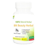 [USA]_BeautyNoses BN 100% Natural Herbal Root Powder Tongkat Ali 90Ca-psules
