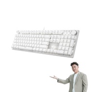 irocks K74M 熱插拔-白色 機械式鍵盤-Gateron軸 注音版