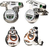 The Rise of Skywalker, Unisex Adult, Star Wars Episode 9 D-O & BB-8 Droid Enamel Stud Earrings Set (