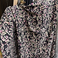 Premium silk satin fabric with floral motifs - premium satin fabric - patterned satin fabric - meter