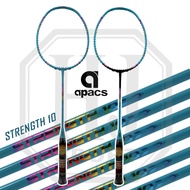 Apacs Strength 10 Original Racket Bonus String Badminton Bag