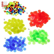 [Lovoski] 100Pcs Professional Bingo Game Chips Counting Bingo Chips - Plastic, 1.5cm Diameter