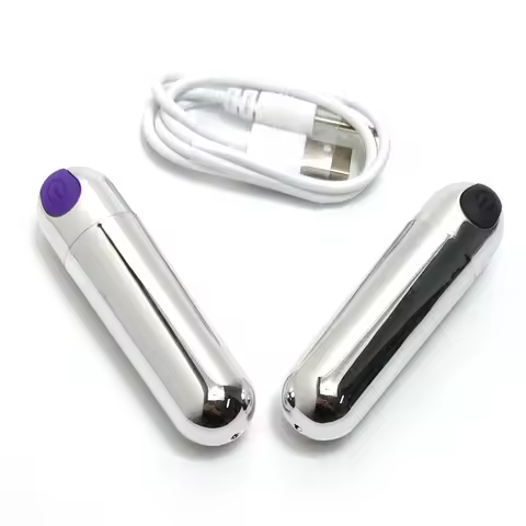 Powerful Bullet Vibrator USB Rechargeable Waterproof Personal Massager for Women Intimate Health