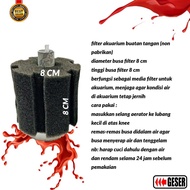 BIOFOAM FILTER AQUARIUM SIZE M SPONGE FILTER UK 12x 8CM