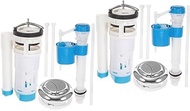 OSALADI 2 Sets Float valve water valve toilet replacement parts inside tank Fill and Dual Flush Conversion System kit Water-Saving Toilet Repair Accessories Inlet valve abs flusher