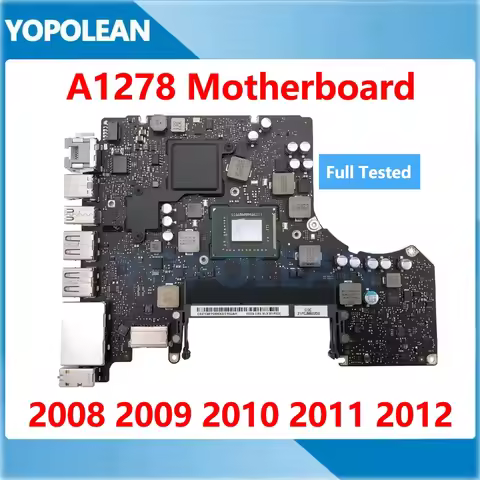 Original A1278 Motherboard For MacBook Pro 13" A1278 Logic Board Core 2 i5 i7 2.3 2.4 2.5GHz 2.9GHz 