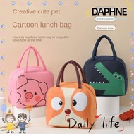 DAPHNE Cartoon Lunch Bag,  Cloth Thermal Bag Insulated Lunch Box Bags, Thermal Portable Lunch Box Accessories Tote Food Small Cooler Bag