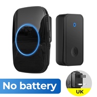 Waterproof Wireless Doorbell Self Powered Ring Bell No Battery UK Wireless Door bell 150M Range