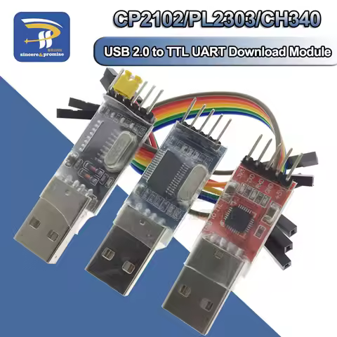 3pcs/lot =1PCS PL2303HX Download +1PCS CP2102+1PCS CH340G USB TO TTL For Arduino USB to UART TTL Ser