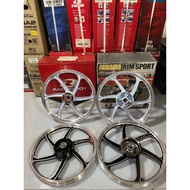 Rcb Racing Boy SP688 Y100 140/140-17 LC135 140/160-17 RC Best 140/140-17 Jenama Proven RCB Rim Sport