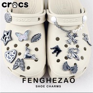 CROCS Jibbitz /Metal Series/Diablo series Metal Crocs Charms Original Crocs Jibbitz for Crocs women and MEN Shoes Flower Shoes Buckle DIY Crocs Accessories Creative Matching